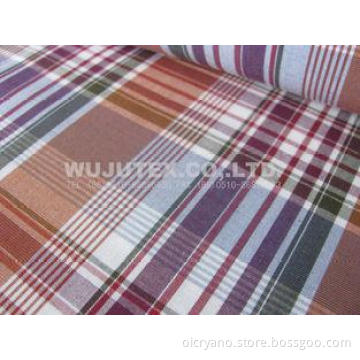 Stable Quality Nice soft 100% Cotton Yarn Dyed Fabric , Pla